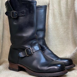 Men's Wolverine 1000 Mile Engineer Boots, Made in USA Black Size 9.5D